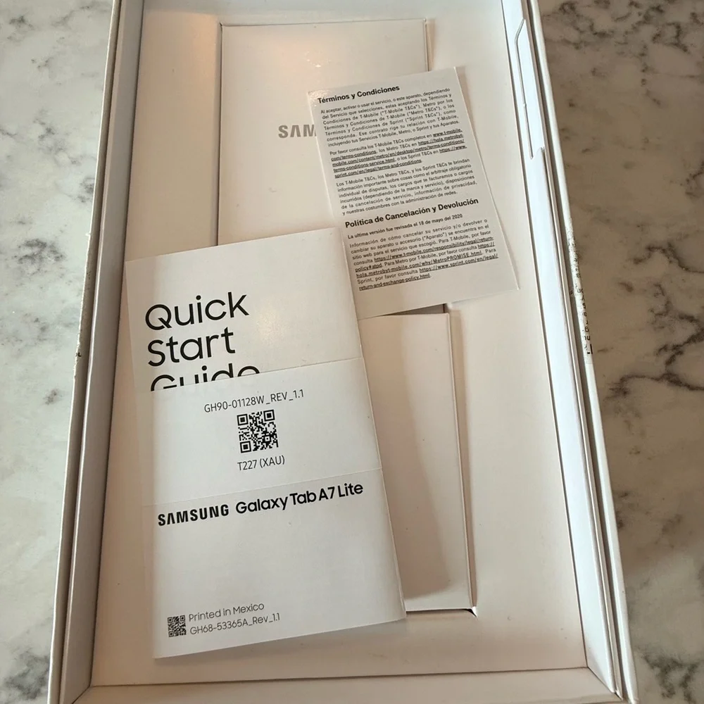 Samsung Galaxy A7 Lite Tablet.